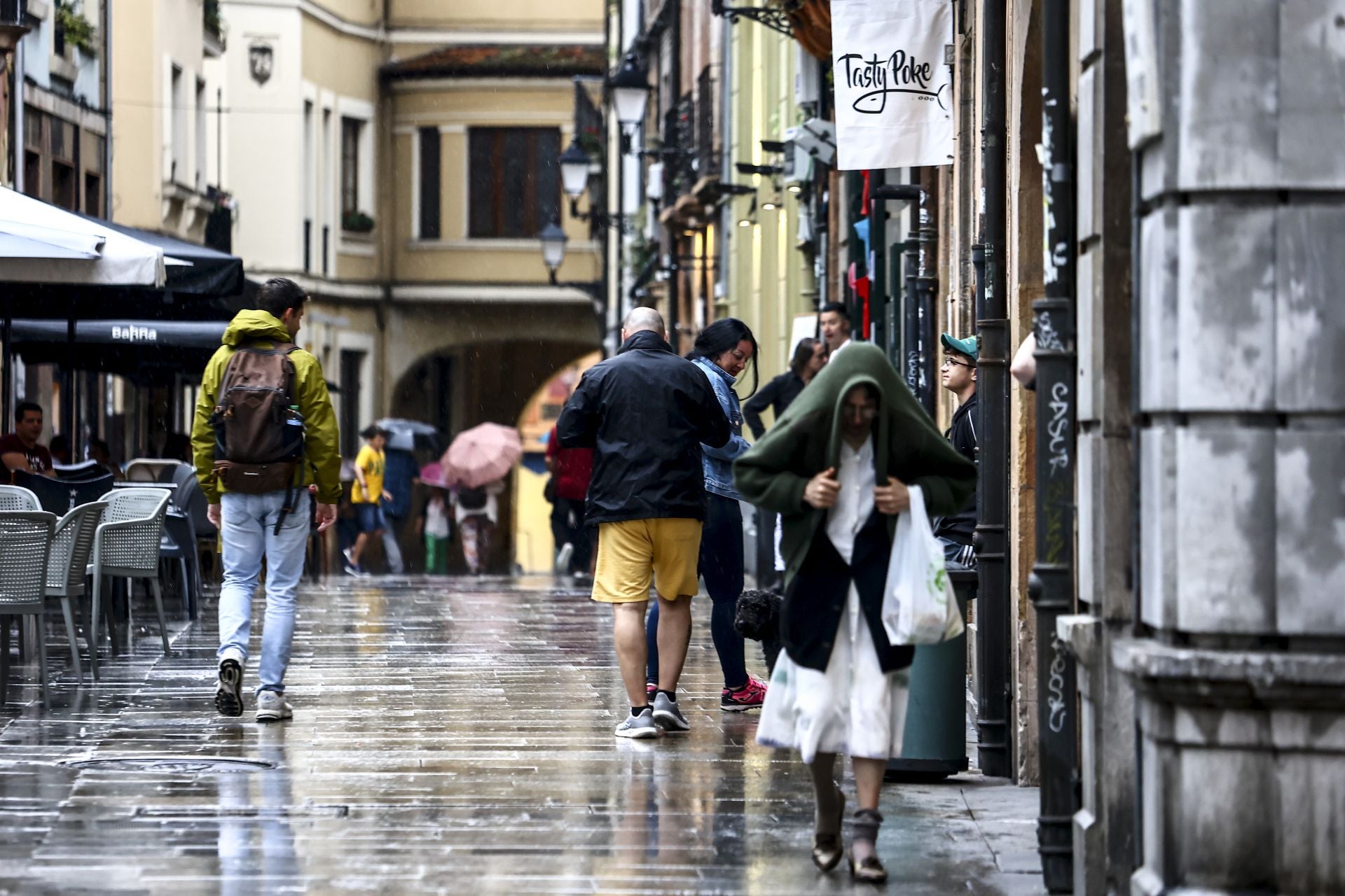 La lluvia &#039;acaba con el verano&#039; en Asturias