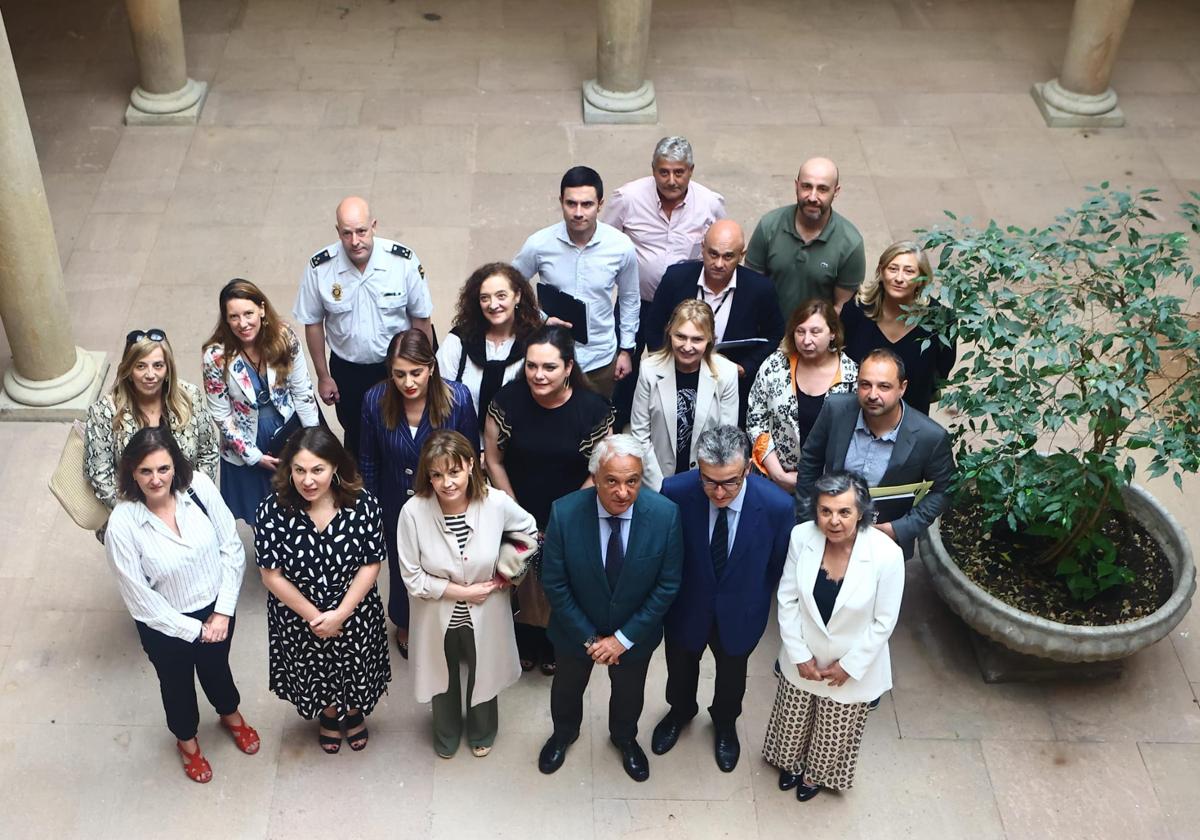 Reunión de la comisión provincial contra la violencia de género.