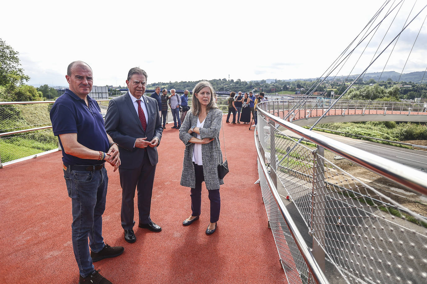 La inauguración del Arpa de Santullano, en imágenes