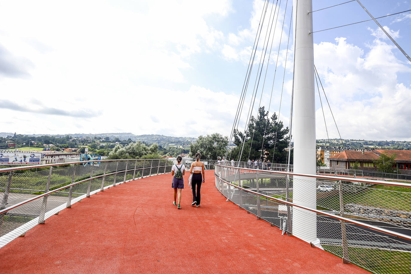 La inauguración del Arpa de Santullano, en imágenes