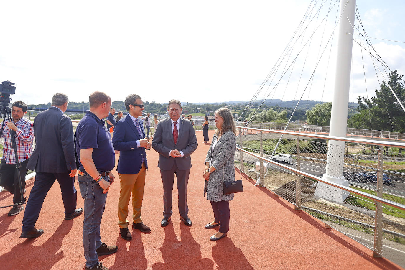 La inauguración del Arpa de Santullano, en imágenes