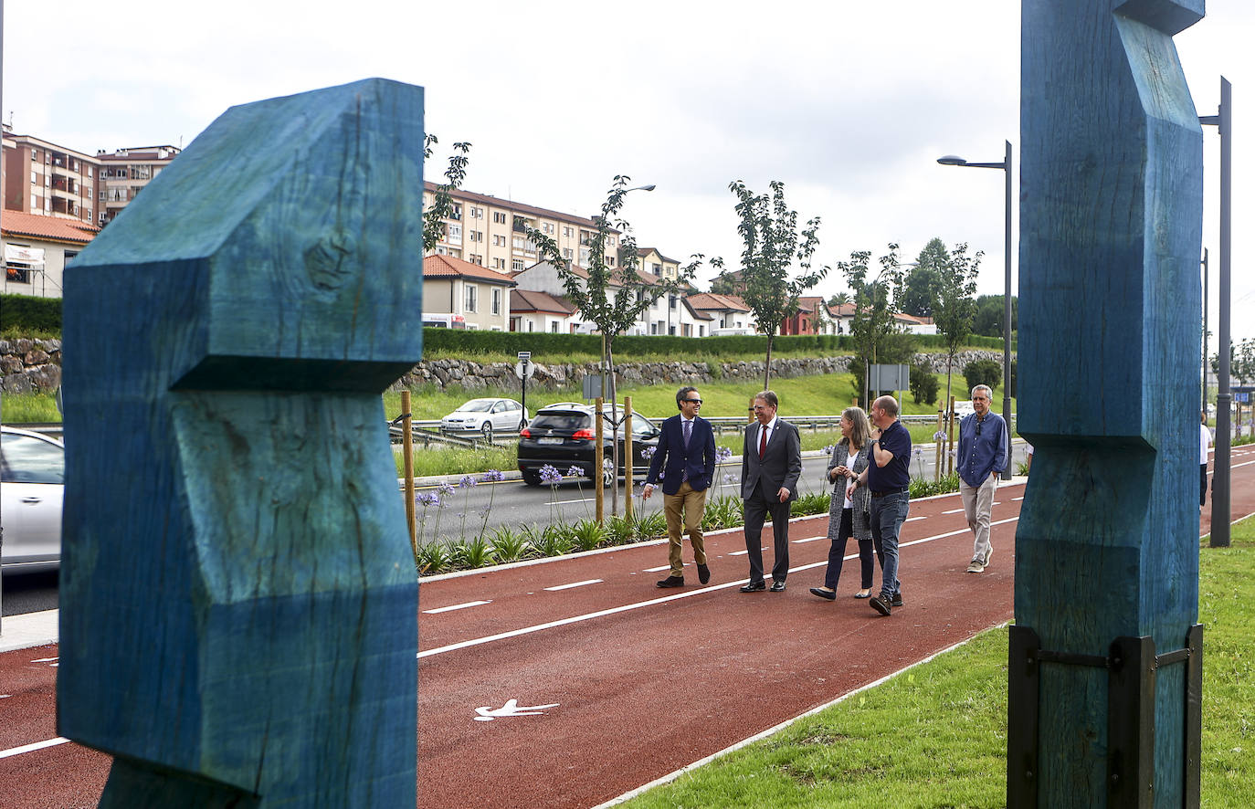 La inauguración del Arpa de Santullano, en imágenes