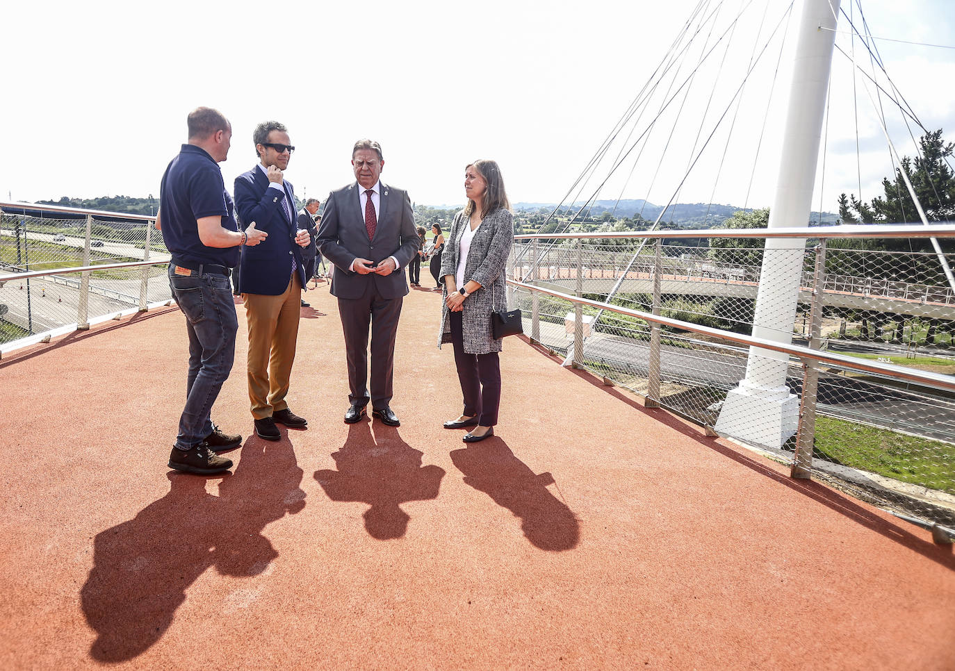 La inauguración del Arpa de Santullano, en imágenes