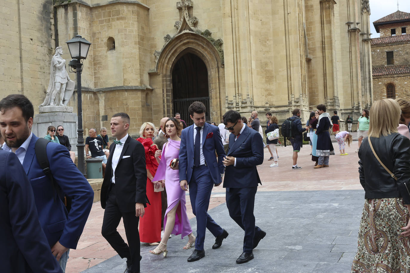 Boda en Oviedo: el promotor Hilario Riesgo y Nerea Velasco se dan el &#039;sí quiero&#039;