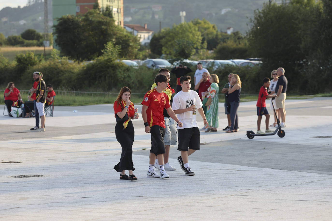 Asturias vibra con la final de la Eurocopa