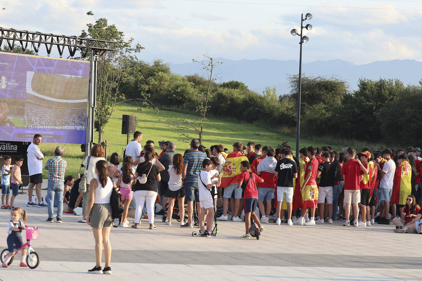 Asturias vibra con la final de la Eurocopa