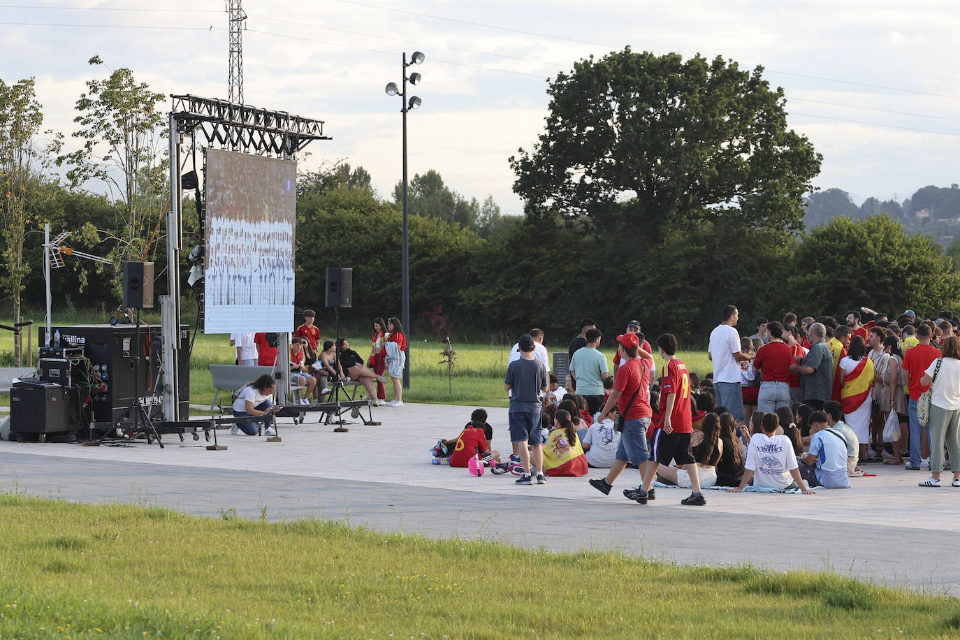 Asturias vibra con la final de la Eurocopa