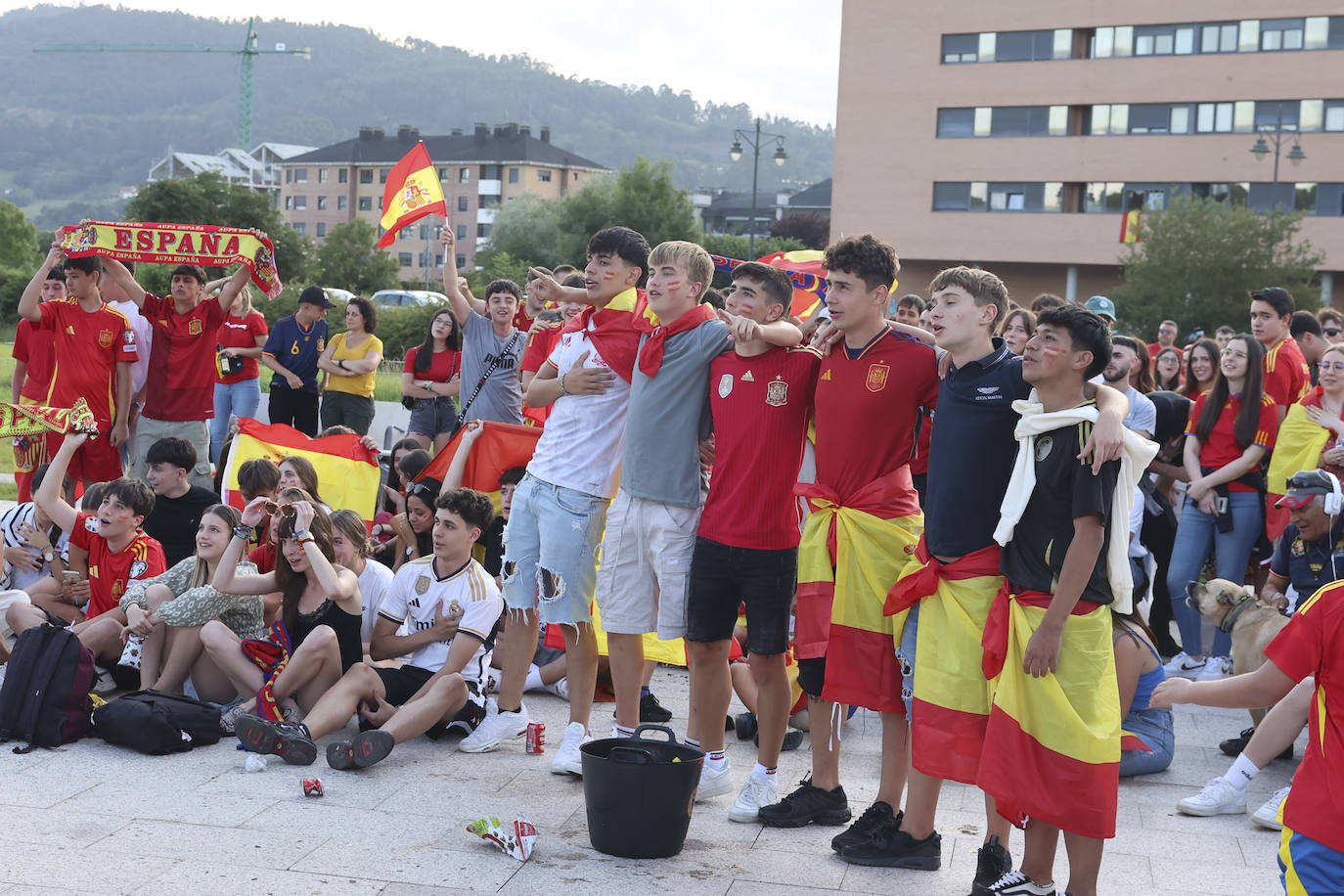 Asturias vibra con la final de la Eurocopa