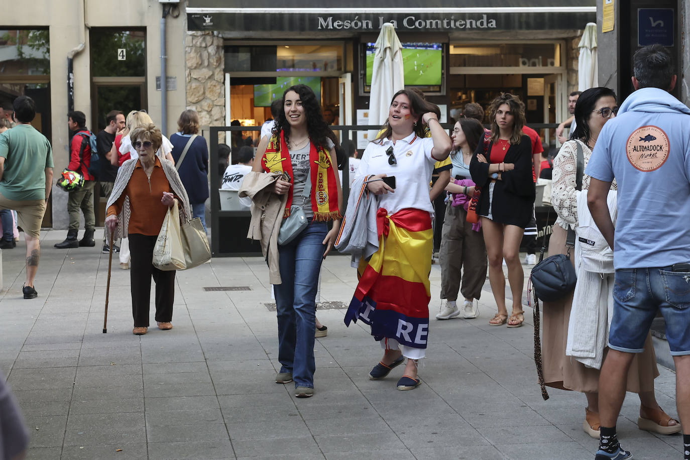 Asturias vibra con la final de la Eurocopa