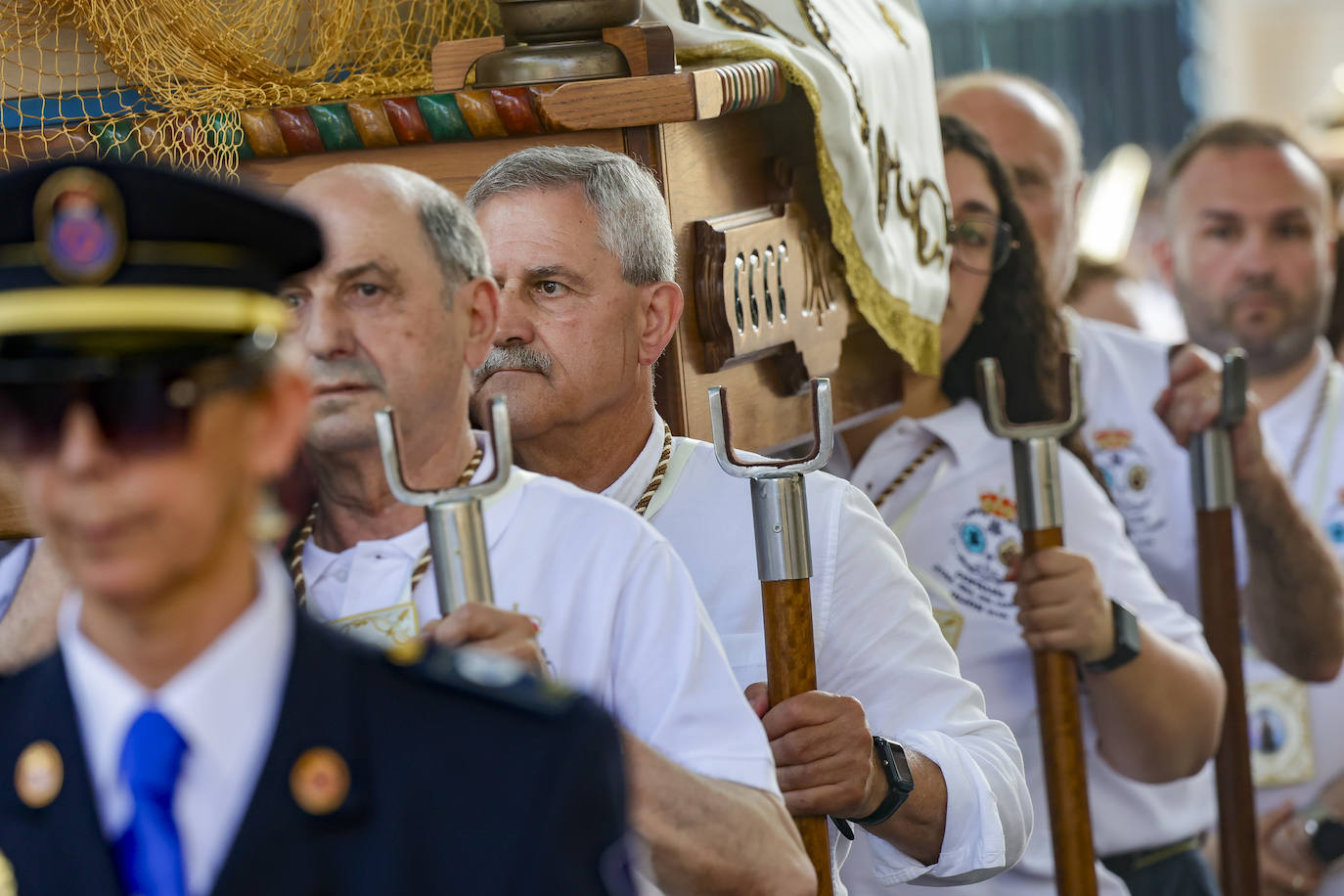 La Virgen del Carmen procesiona por Gijón