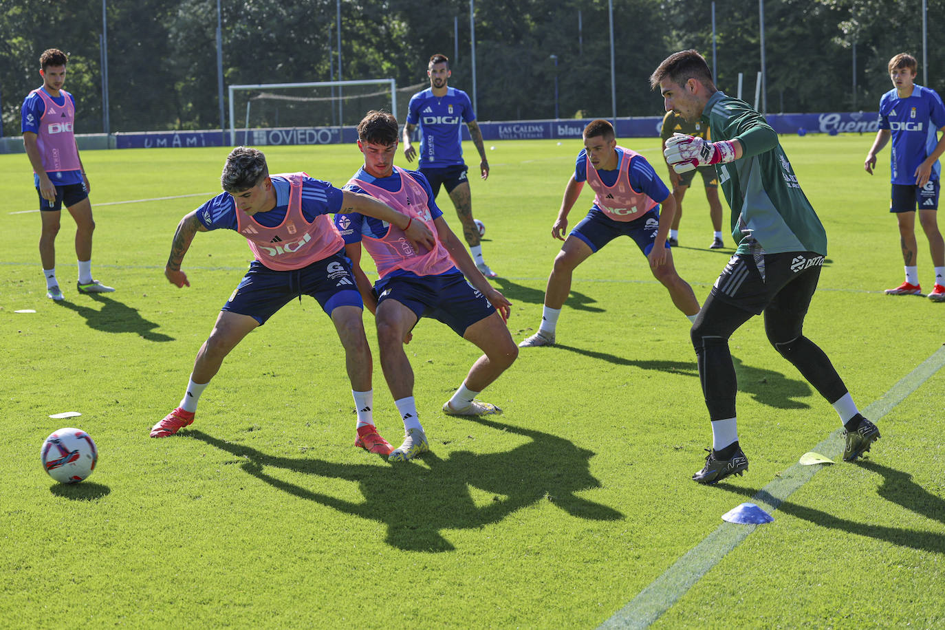 El Real Oviedo se pone a punto: las imágenes del primer entrenamiento