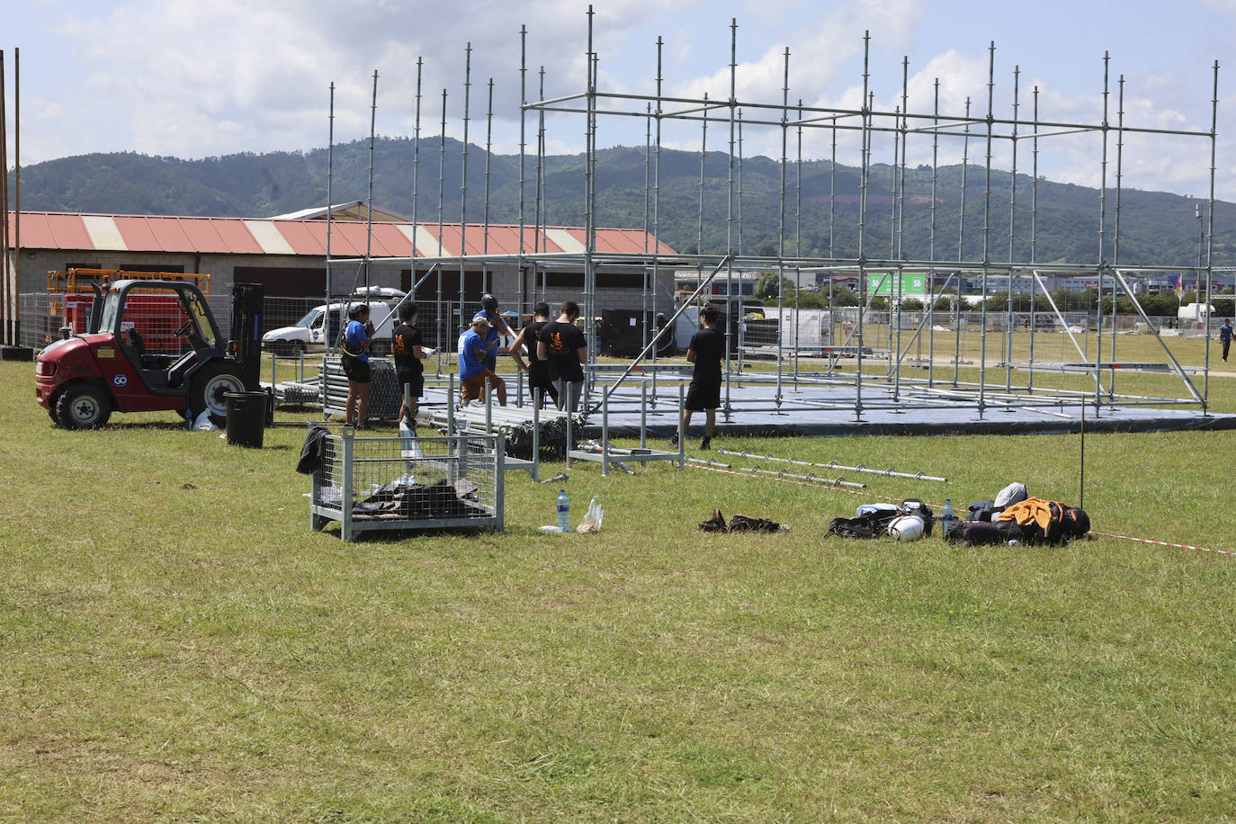 El esqueleto del Boombastic: el trabajo que hay detrás del festival