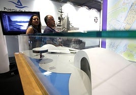 Imagen de uno de los stands de Avilés en la Feria de Muestras de Asturias.