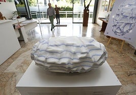 Escultura por los 100 años de la Feria