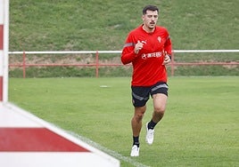 Pelayo Morilla, en una de las recuperaciones de sus graves lesiones en Mareo en noviembre de 2022.