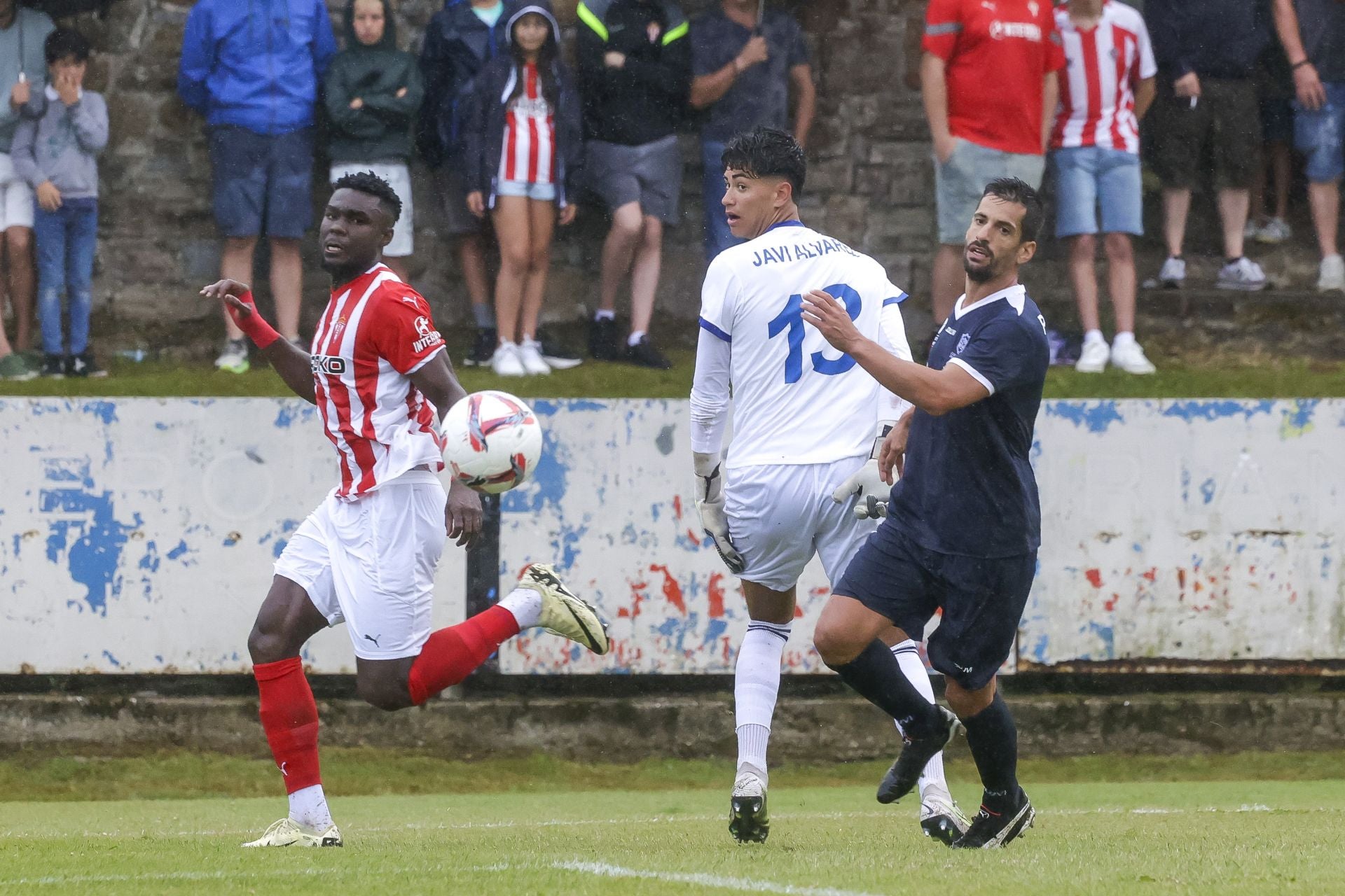 Las mejores imágenes del primer partido de la pretemporada del Sporting