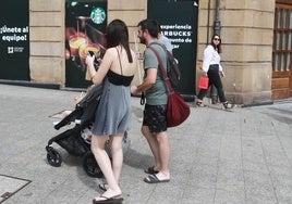 Fachada del local de Begoña donde abrirá la próxima semana Sarbucks.