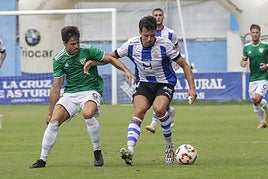 Pelayo Morilla volvió a jugar ayer un partido después de la larga recuperación de su última lesión.