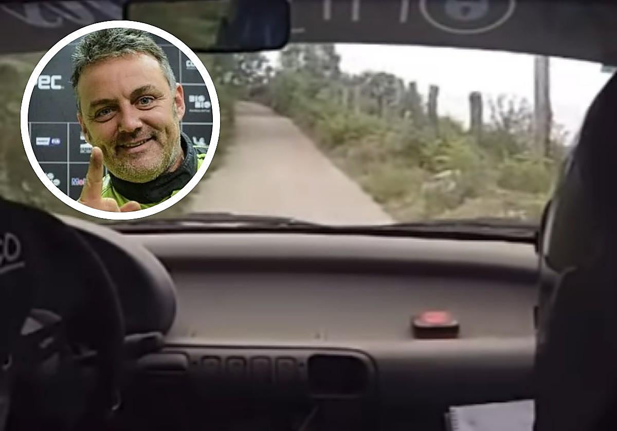 El divertido momento del piloto Luis Martínez mientras probaba un coche de rally: «¿Qué ye esto? Estoy flipando»
