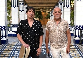 Los guitarristas Emilio Ribera y Armando Orbón.