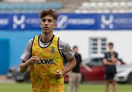 Miguel Sierra, ayer por la tarde en el Suárez Puerta.