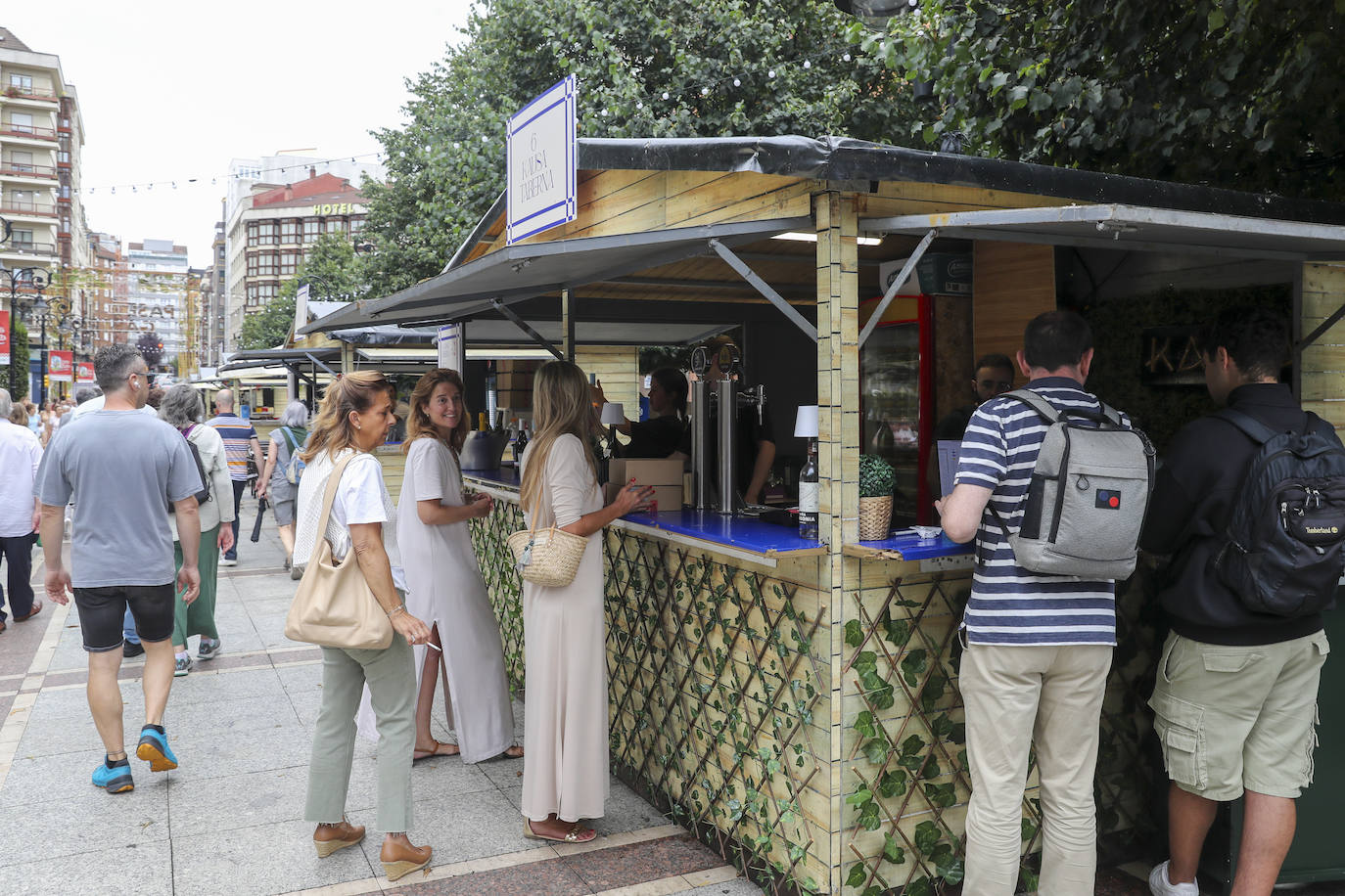 Estreno de las casetas de Begoña