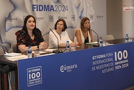 Ana María Jorge (AECC), Leticia González (Fade) y Patricia Serrano (AECC).