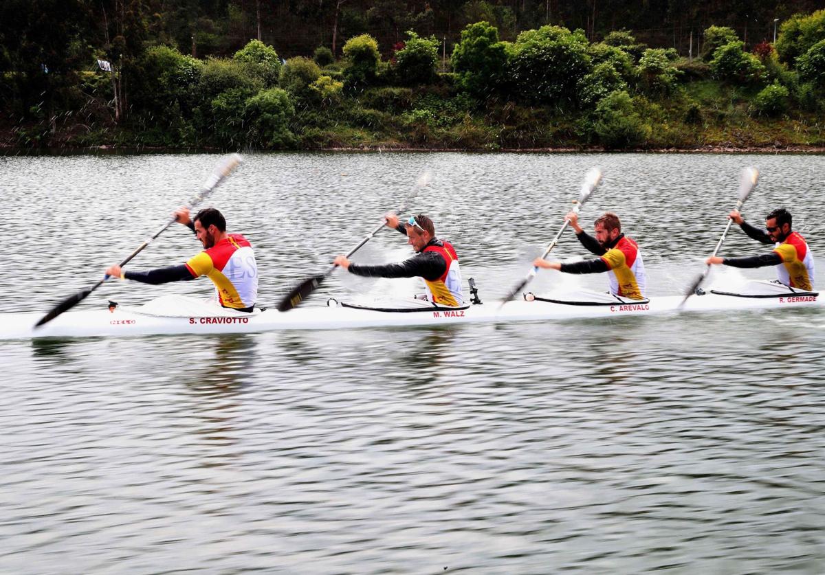 El embalse asturiano en el que entrena Craviotto, máximo medallista olímpico español