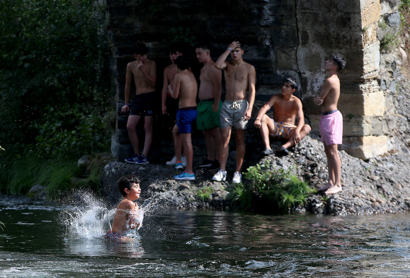 Asturias sufre la ola de calor