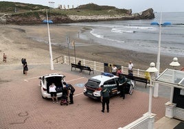 La Guardia Civil, en el lugar de los hechos.