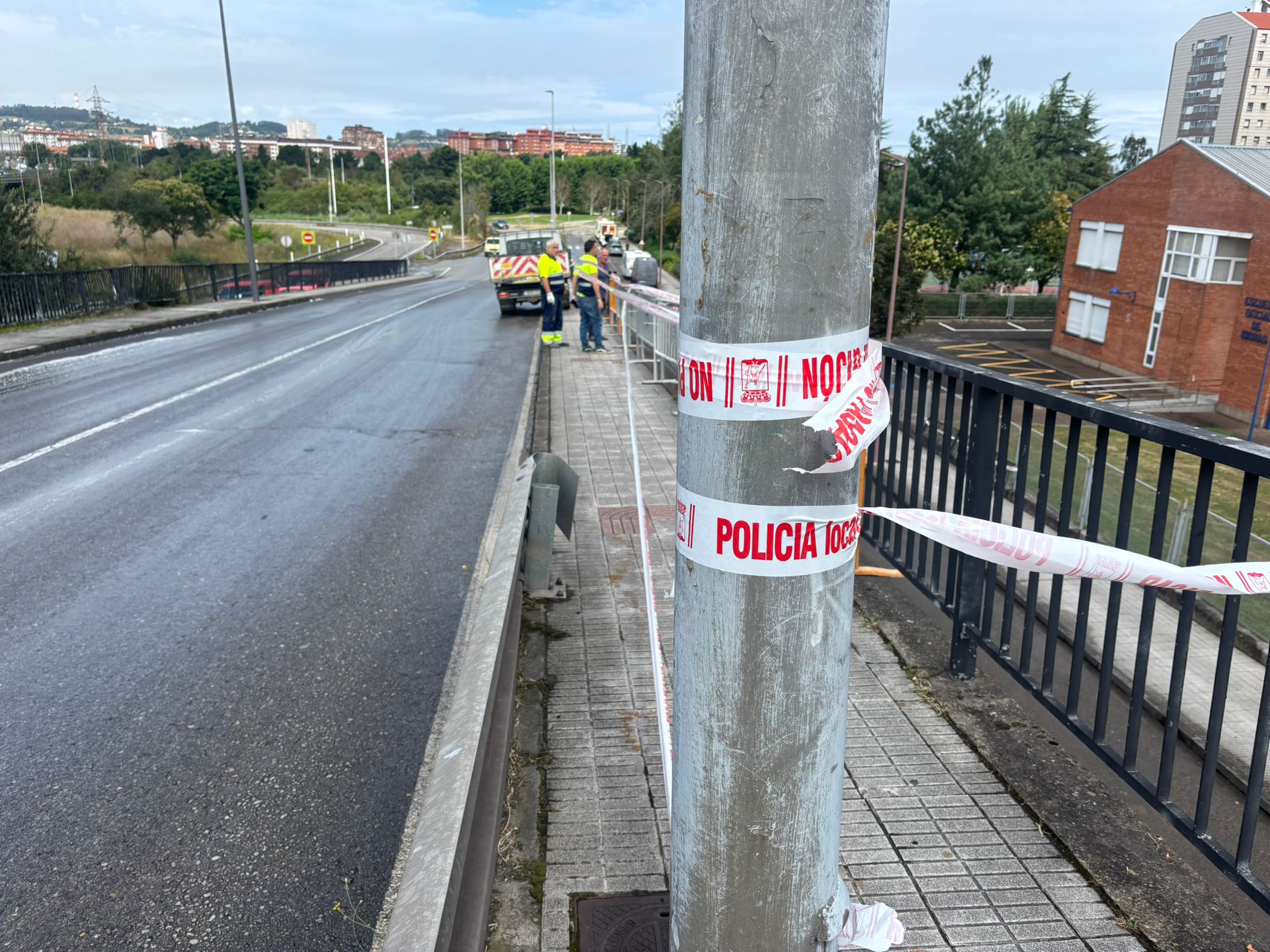 Las imágenes del trágico accidente en la Sierra del Sueve en Gijón