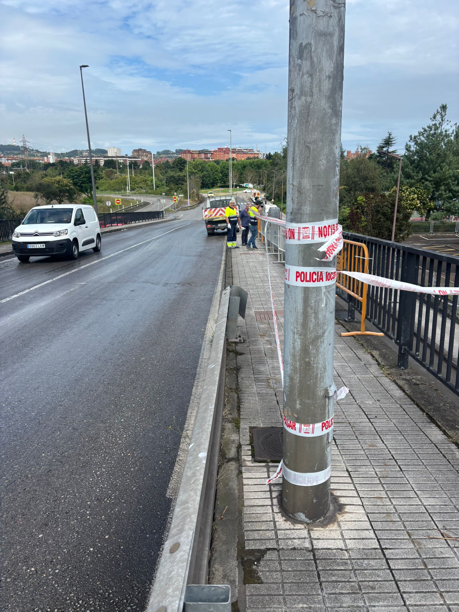 Las imágenes del trágico accidente en la Sierra del Sueve en Gijón