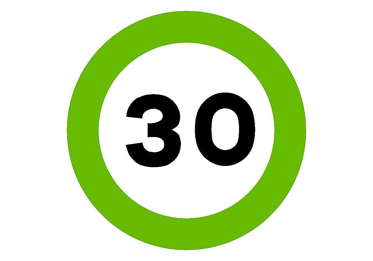 Señal verde de tráfico.