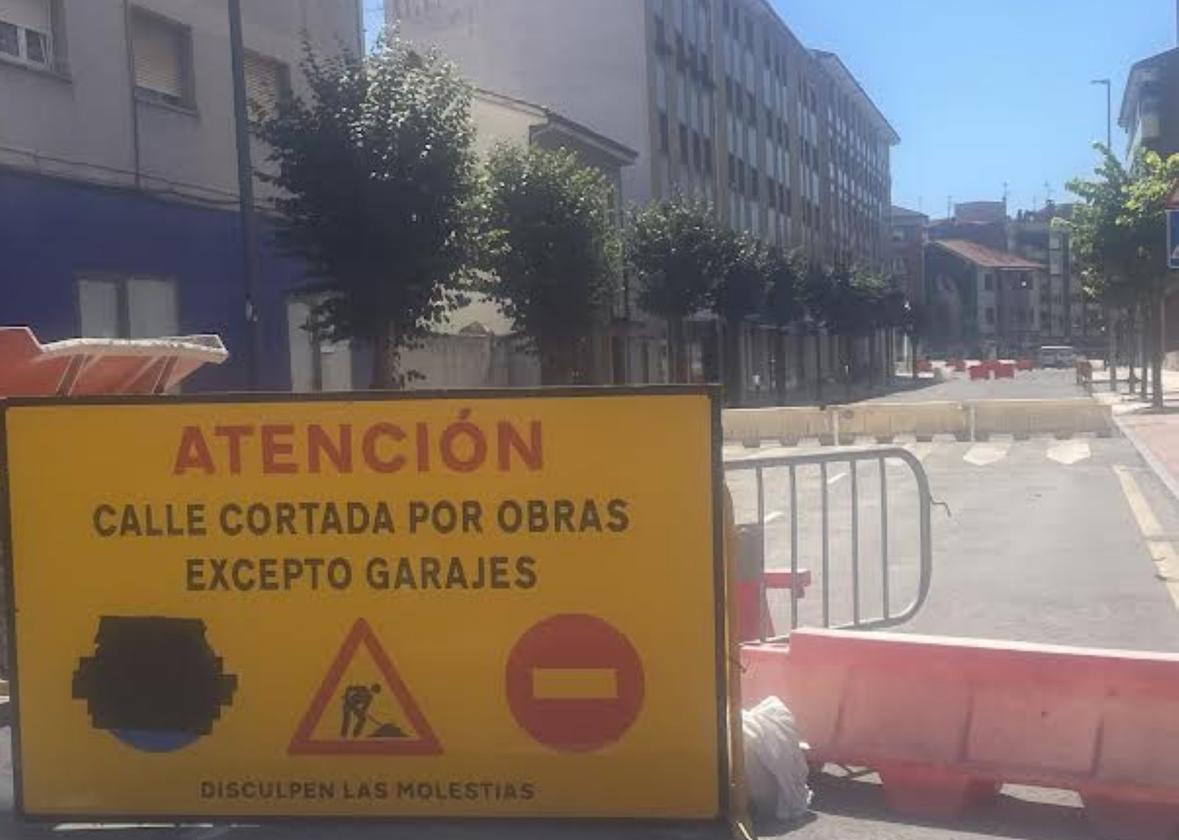 El tramo de la avenida de José Tartiere en Lugones que recuperará la circulación en los próximos días.