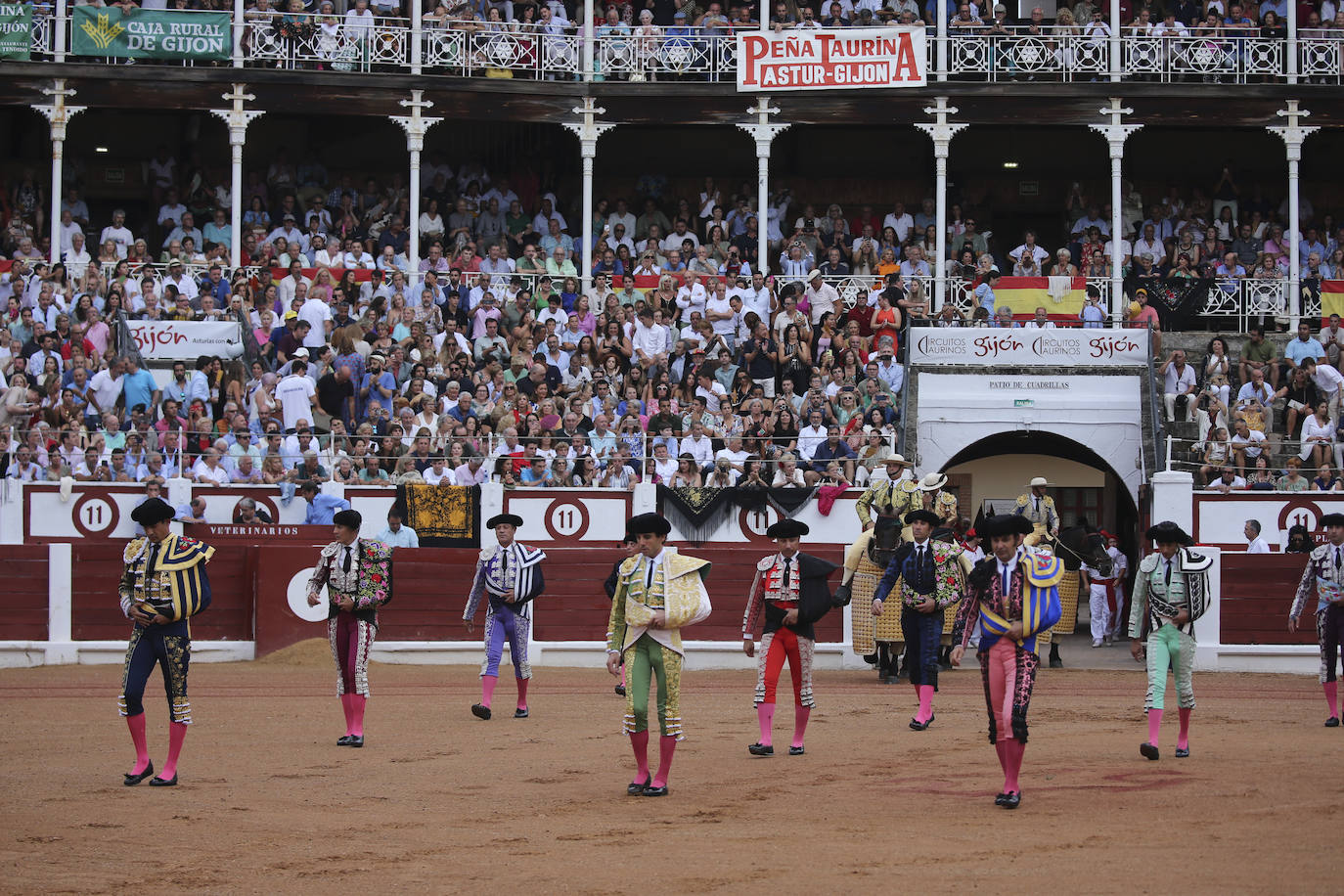 Tercera jornada de toros en Gijón