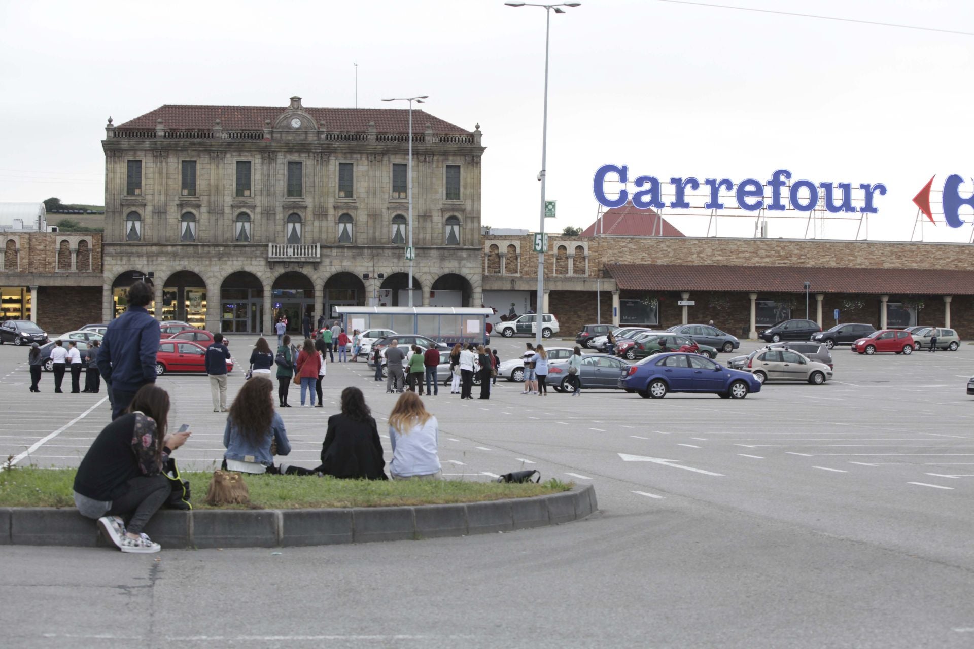 El parking de ParqueAstur.