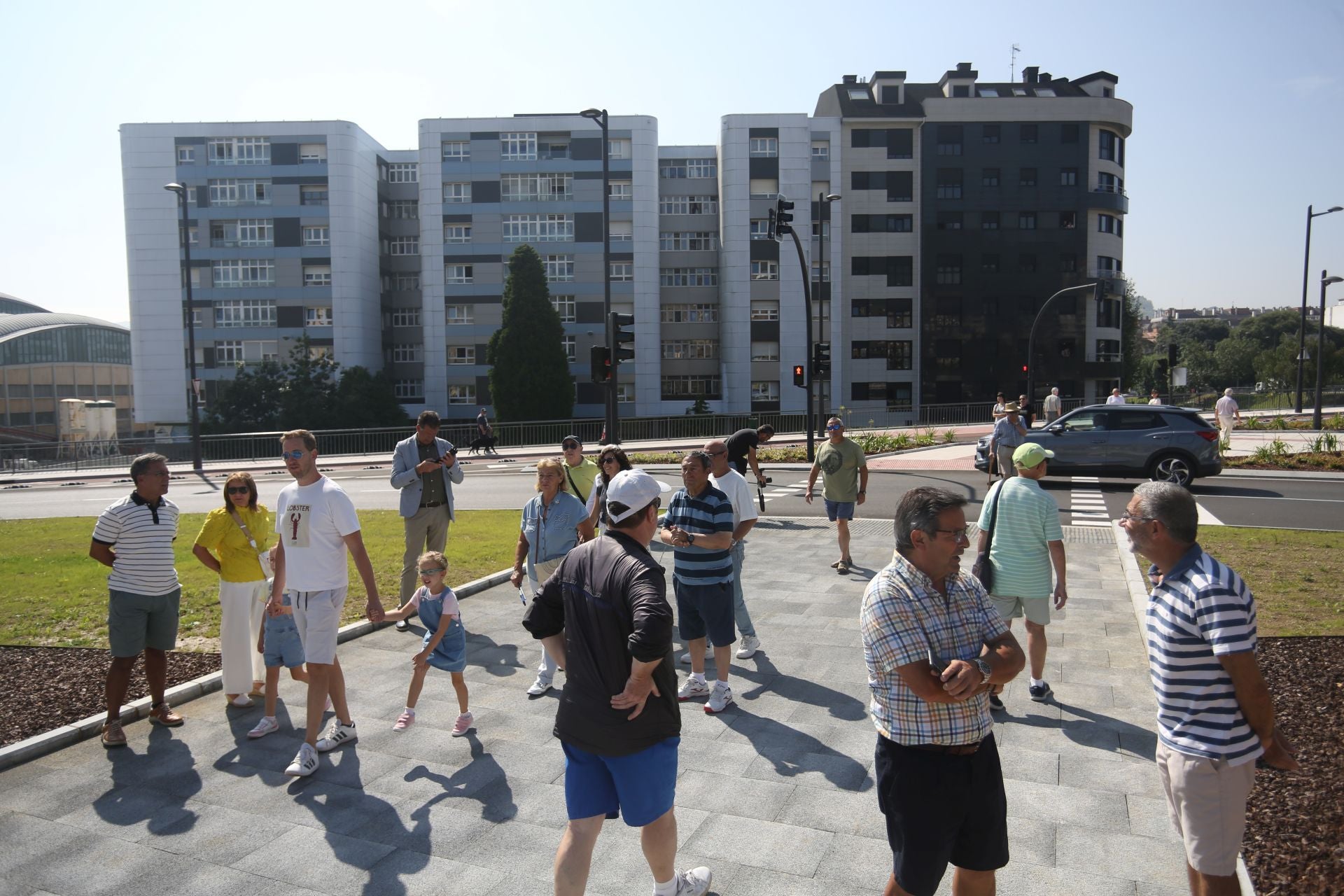 Oviedo estrena la rotonda de Santullano