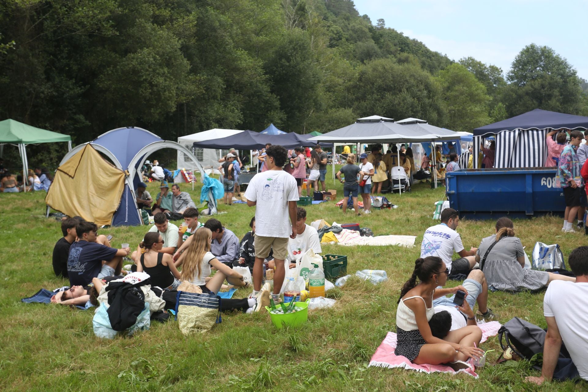 La romería de San Timoteo llena Luarca