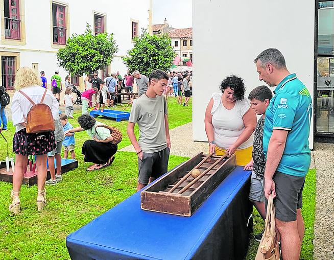 Los juegos tradicionales gustaron al público.