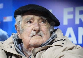 El expresidente de Uruguay, José Mujica, este martes en Montevideo.