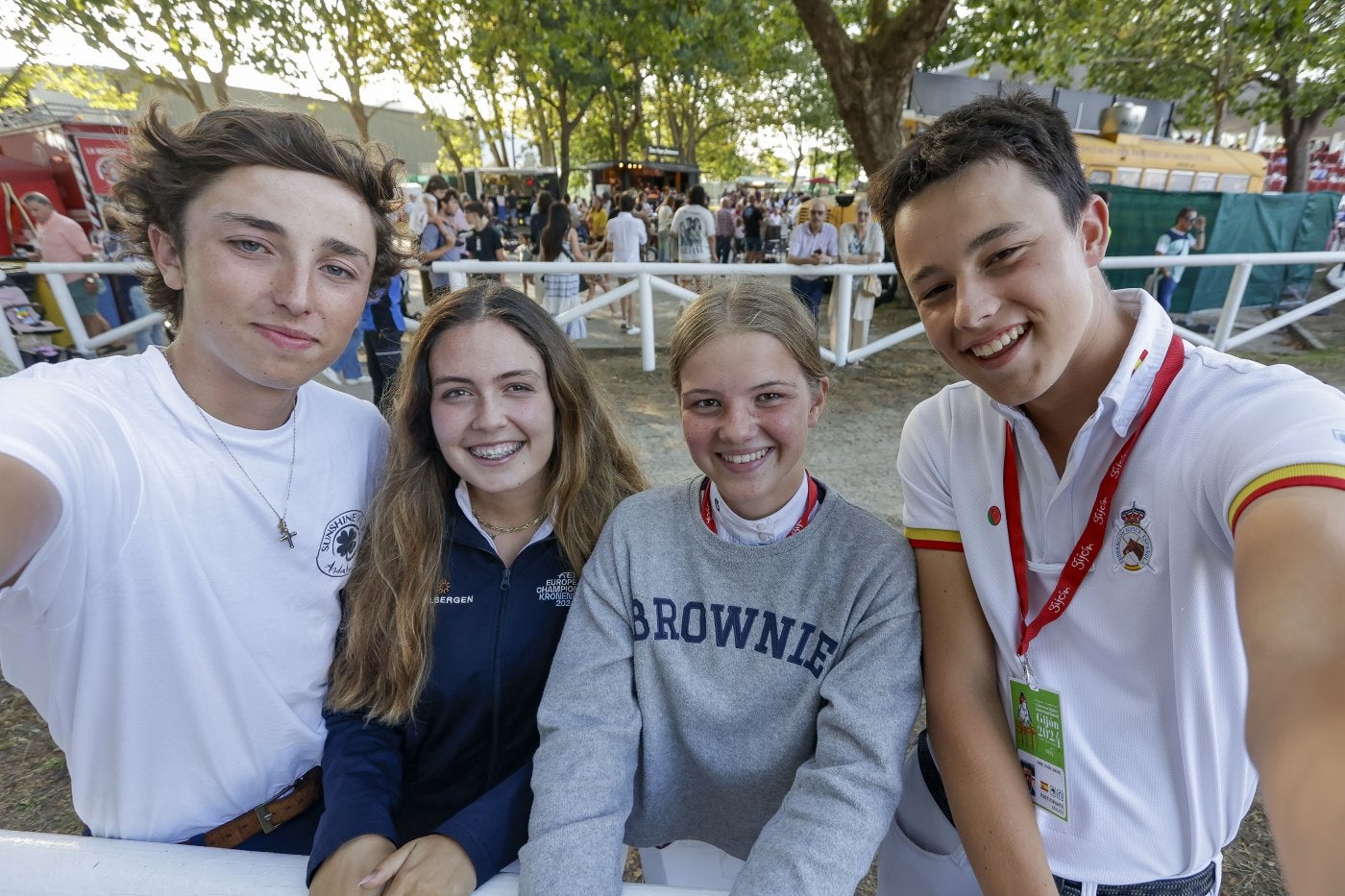 Pablo Santiago, Olivia Álvarez, Micaela Álvarez y Daniel Ocaña son las jóvenes promesas asturianas que compiten en Las Mestas.