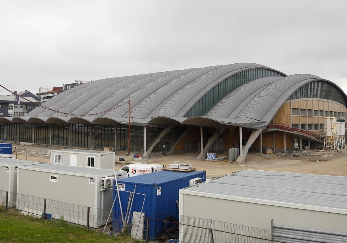 El Palacio de los Deportes, cuya obras se espera que están finalizadas en noviembre.