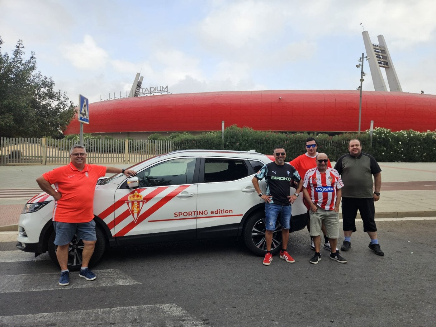 Desde la izquierda, ayer, Humberto Merediz, Xuacu Rodríguez, Borja García, Modesto Varela y Nacho Pérez.