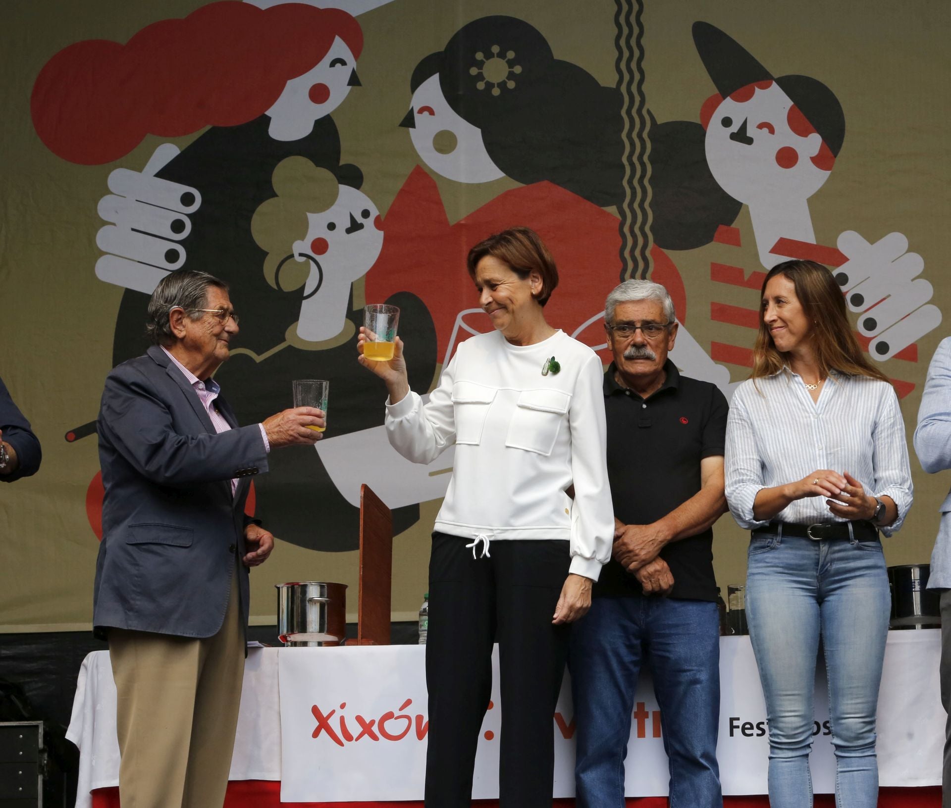 Broche de oro para la Fiesta de la Sidra de Gijón