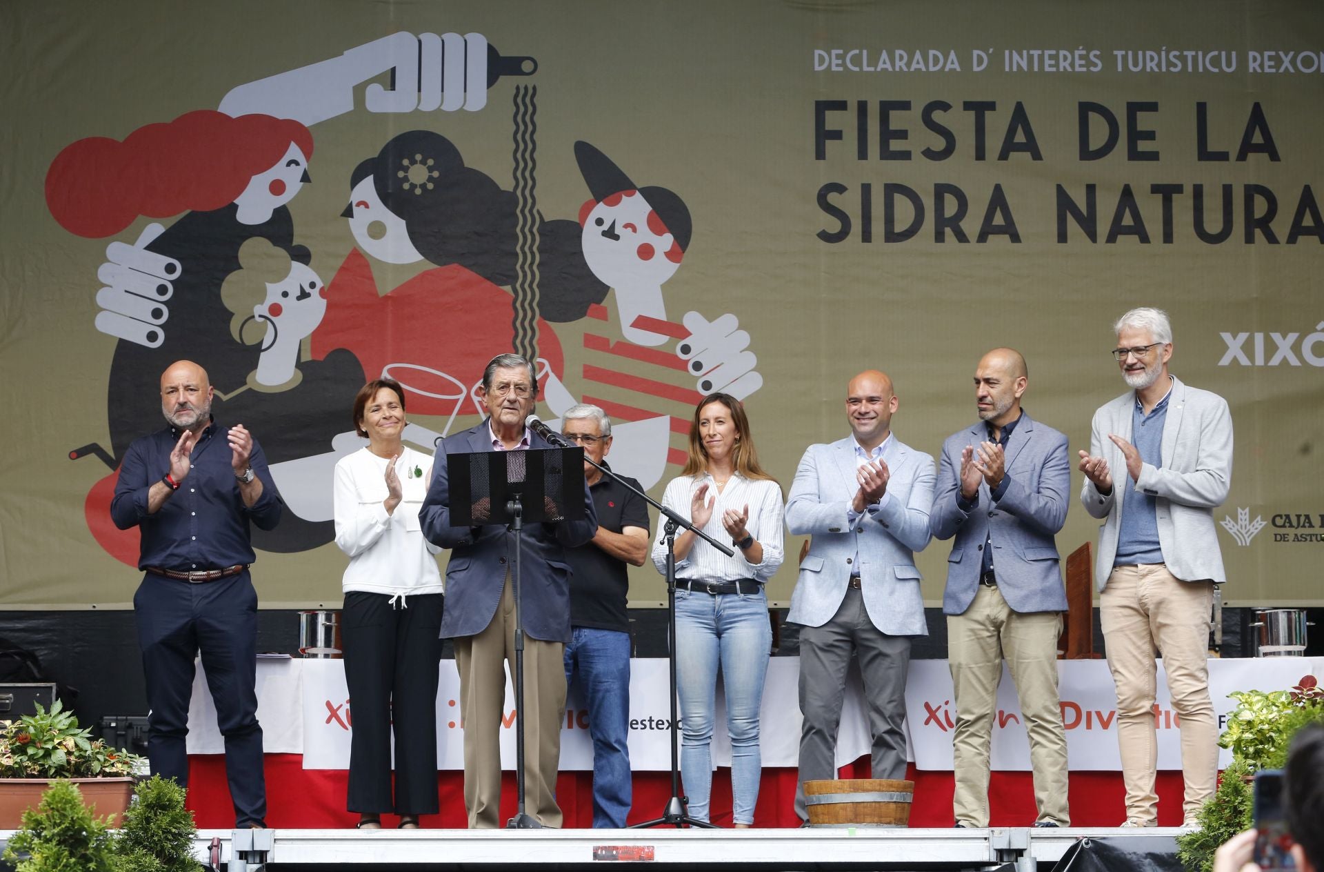 Broche de oro para la Fiesta de la Sidra de Gijón