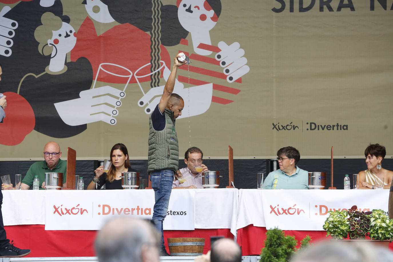 Broche de oro para la Fiesta de la Sidra de Gijón