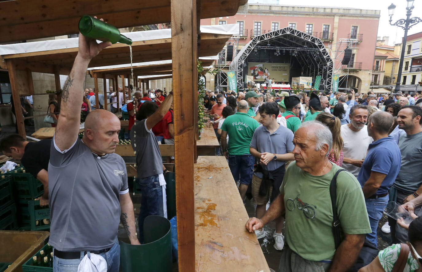 Broche de oro para la Fiesta de la Sidra de Gijón