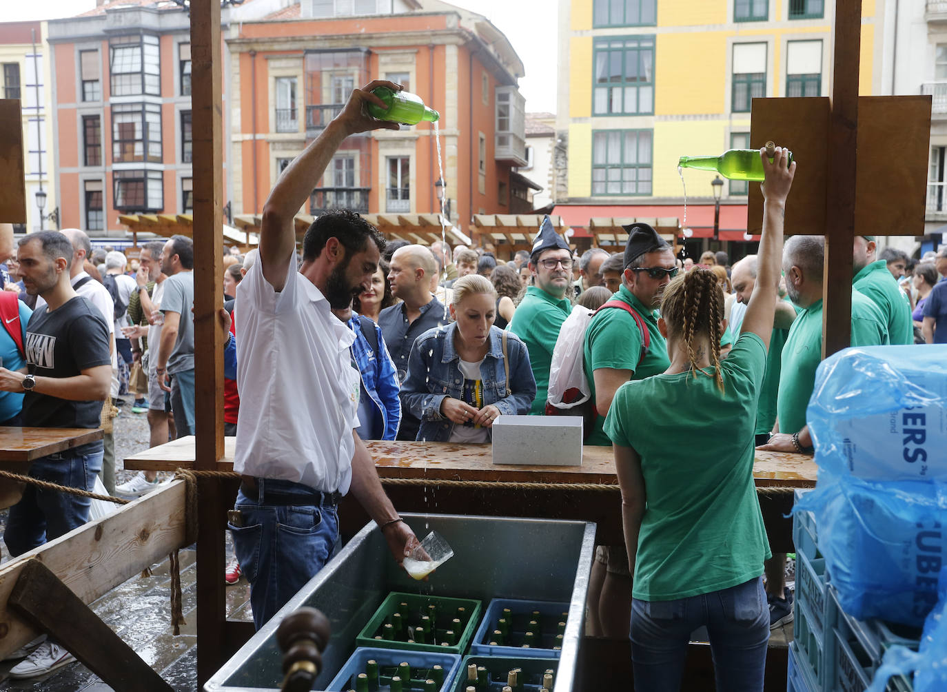 Broche de oro para la Fiesta de la Sidra de Gijón