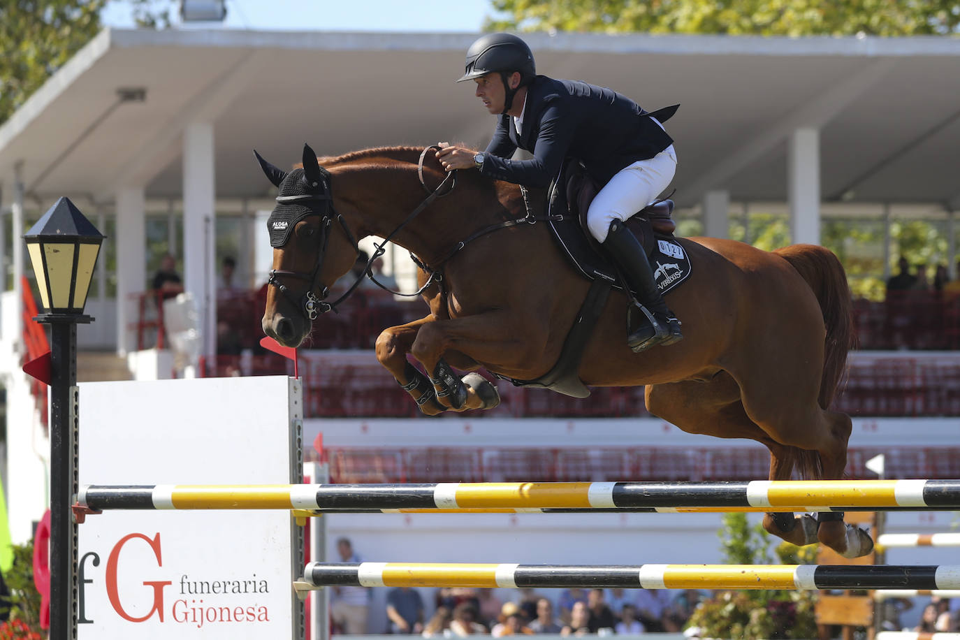 Última jornada del concurso hípico en Gijón