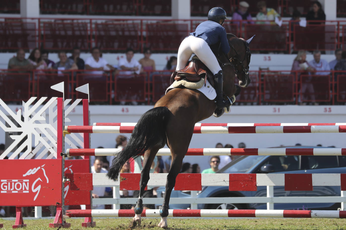 Última jornada del concurso hípico en Gijón